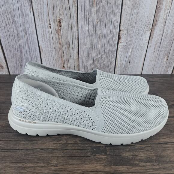 Skechers On The Go Flex Dahlia Slip On Loafer Sneaker Women's Sz 10 Taupe (NWOB) - Picture 3 of 9